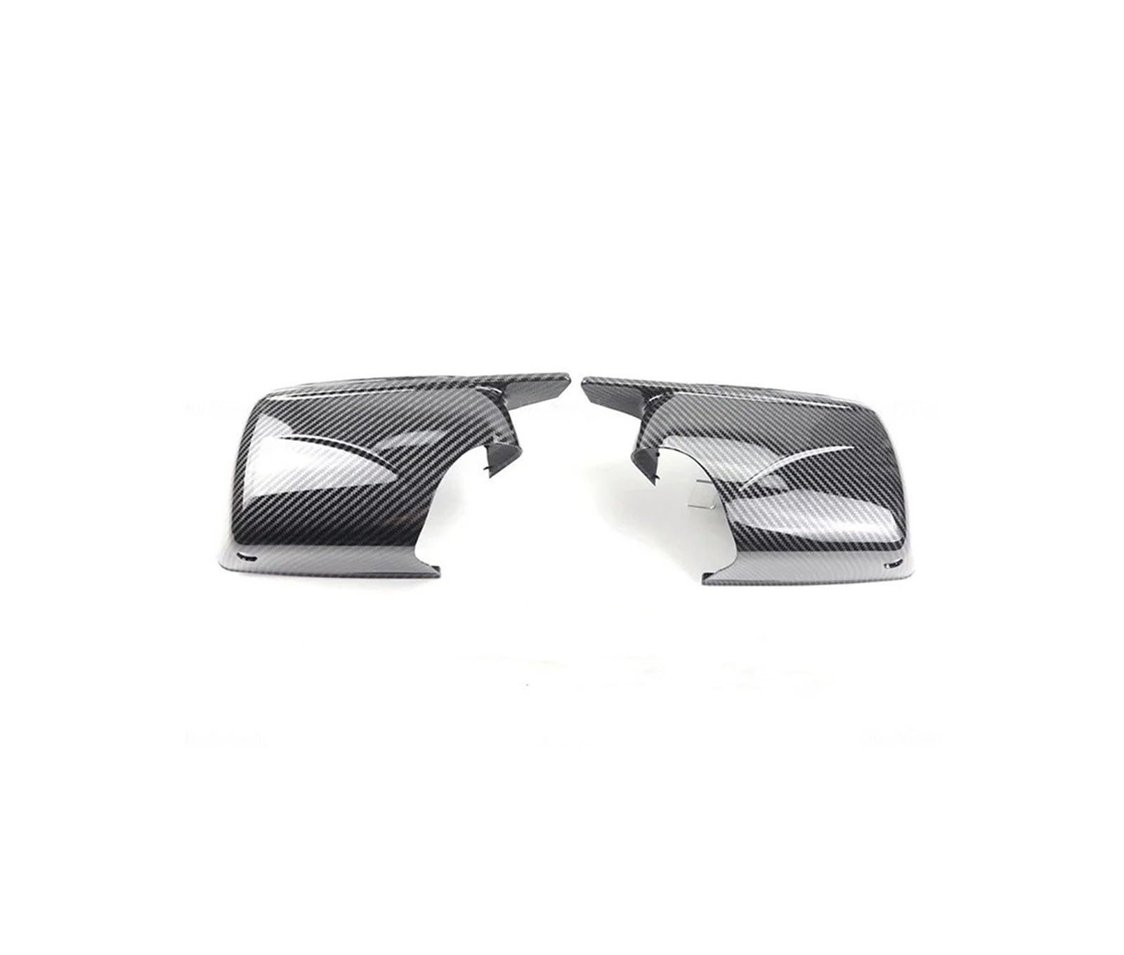 Spiegelkappenabdeckung Für X5 E53 1999-2006 Seitenspiegelabdeckung Hellschwarz Mit Werkzeug Rückansicht Seitenkofferverkleidung Auto Rückspiegelkappen Außenspiegelabdeckungen(1 Pair Carbon Look) von Voseto