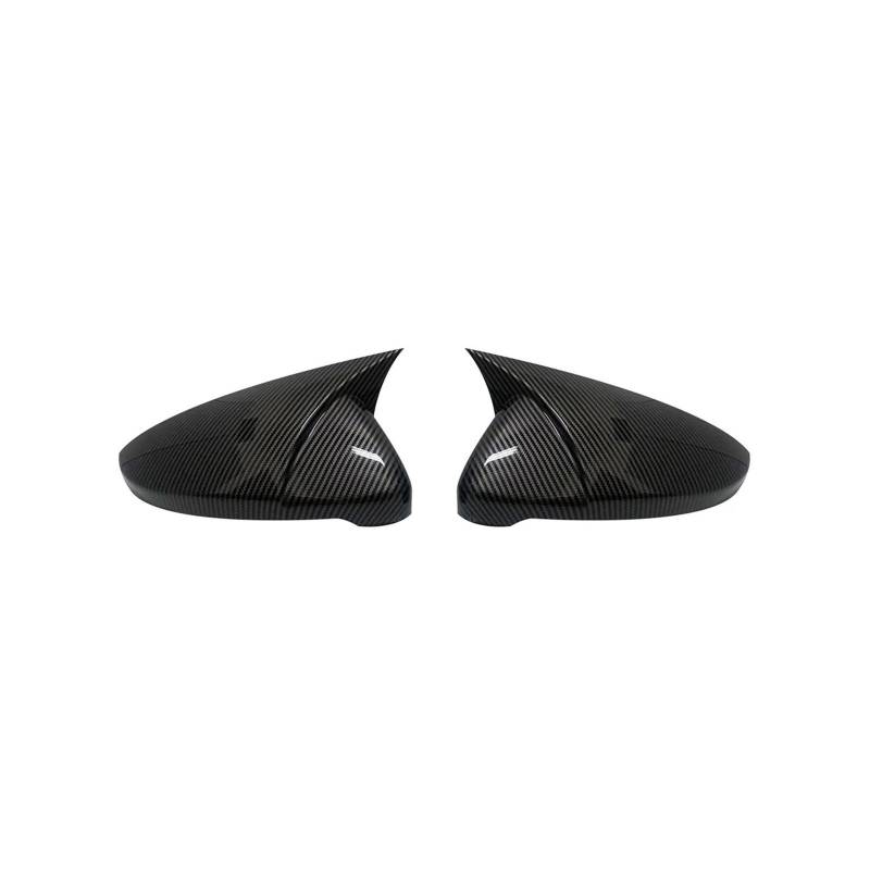 Spiegelkappenabdeckung Paar Türseitenrückspiegelabdeckungen Kappen Flügelspiegel Werkzeugkoffer Für VW Für Golf MK7 MK7.5 R Für GTI Für GTD Für Touran Zubehör Außenspiegelabdeckungen(Carbon Fbier Look von Voseto