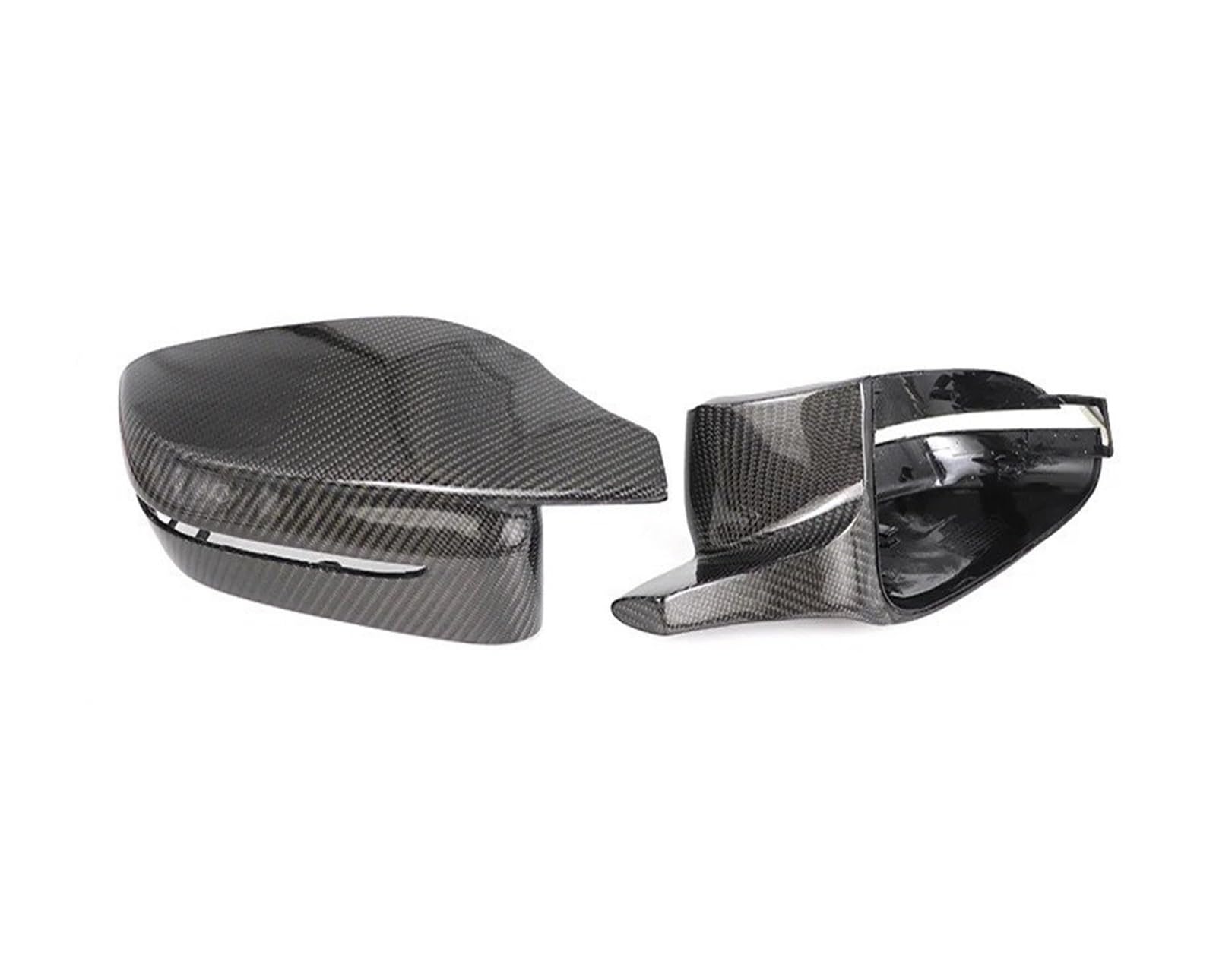 Spiegelkappenabdeckung Real Carbon Fiber Seitenflügel Rückspiegel Abdeckkappen Für 3er G20 G21 G28 320d 330e 330i 340i 2019-2022 Für M4 Stil RHD Außenspiegelabdeckungen(Right Hand Drive) von Voseto