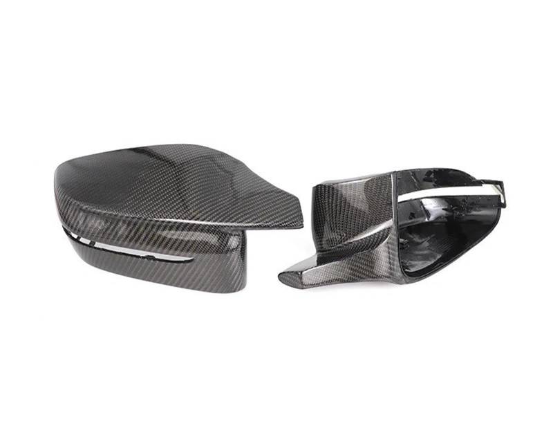Spiegelkappenabdeckung Real Carbon Fiber Seitenflügel Rückspiegel Abdeckkappen Für 3er G20 G21 G28 320d 330e 330i 340i 2019-2022 Für M4 Stil RHD Außenspiegelabdeckungen(Right Hand Drive) von Voseto