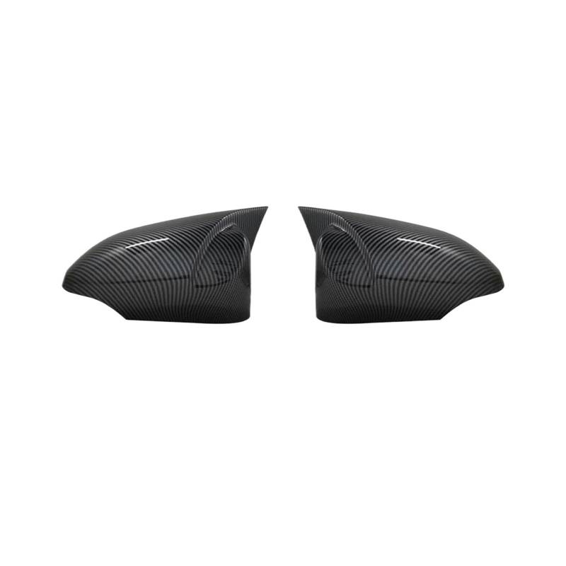 Spiegelkappenabdeckung Rückspiegelabdeckung Flügeltür Seitenspiegelschalenkappe Gehäuse Für Toyota Für Yaris 2012 2013 2014 2015 2016 2017 2018 2019 Außenspiegelabdeckungen(Carbon Fiber Pattern) von Voseto