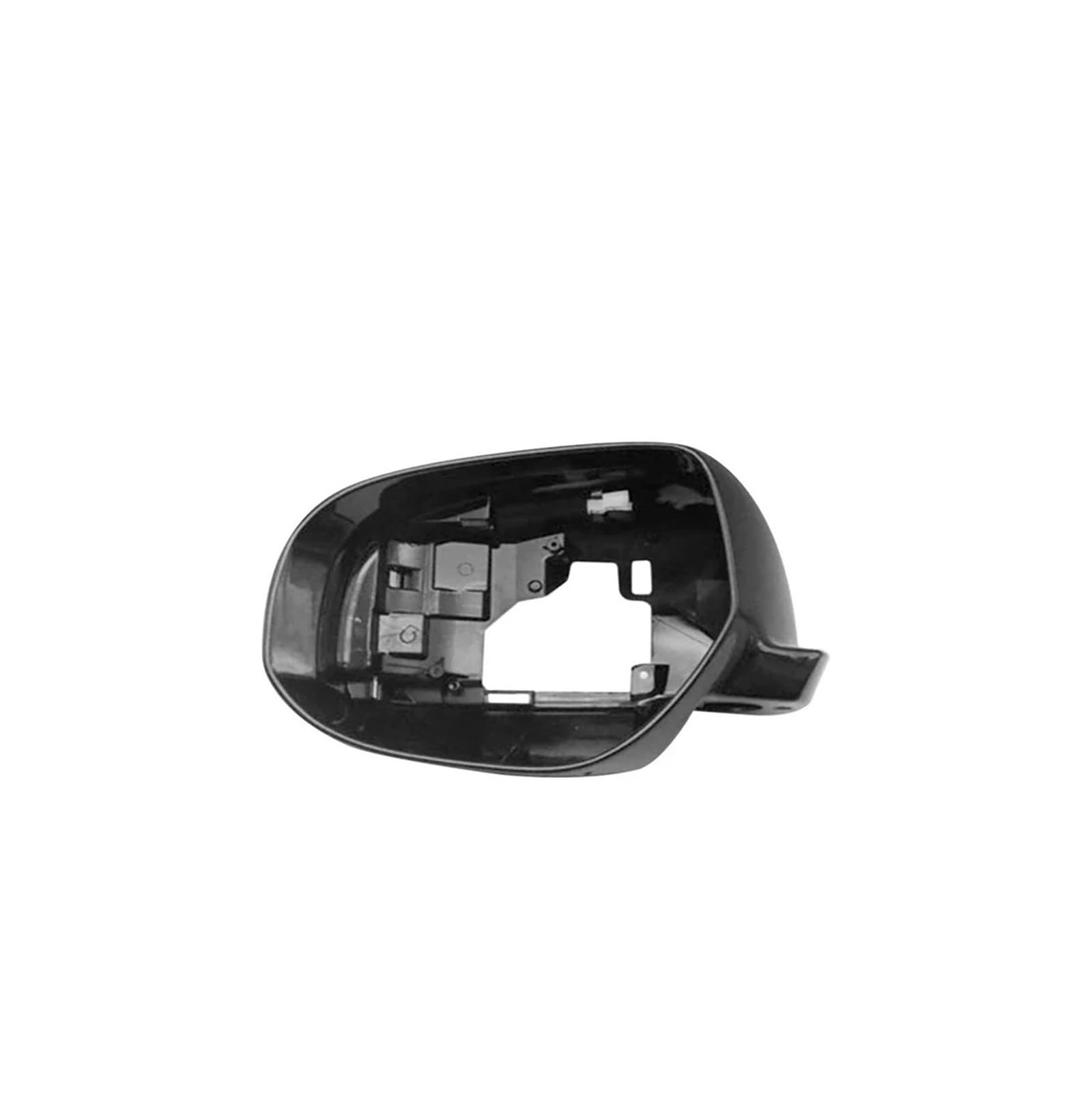 Spiegelkappenabdeckung SI Spiegelrahmen Holr Für Mitsubishi Für Outlander 2013–2018 Glänzend Schwarzes Flügelgehäuse 2014 2015 2016 Glasumrandung Ersetzen Außenspiegelabdeckungen(Left Side LH) von Voseto