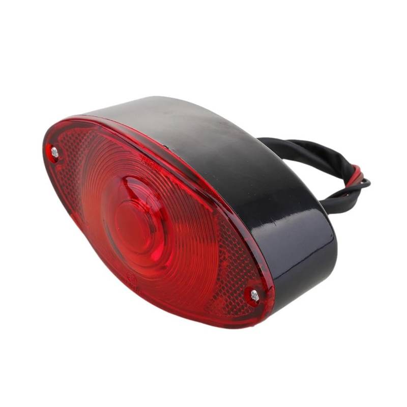 Hinten Rücklicht 12V Glühbirne Motorrad Quad ATV Laufbremse Kennzeichen Rücklicht Passend für Universal Dirt Pit Bike ATV UTV Buggy von VrAre