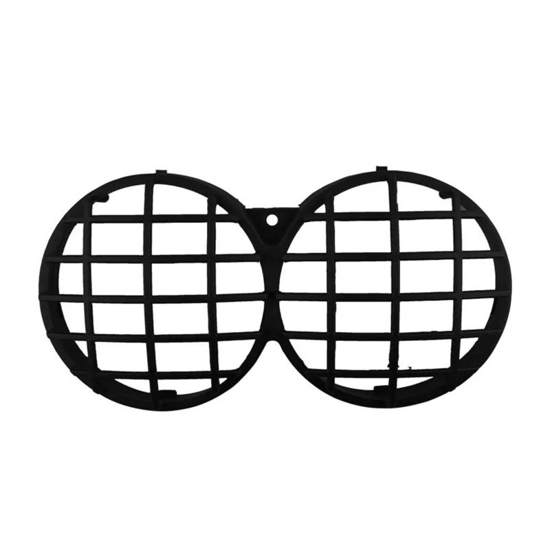 VrAre Motorrad Scheinwerferabdeckung für Yam&aha BWS100 & Ho&nda Zoomer AF58, Schwarz, Kunststoff, CNC-Aluminium, Schutzhülle, Mesh, Motorradzubehör von VrAre