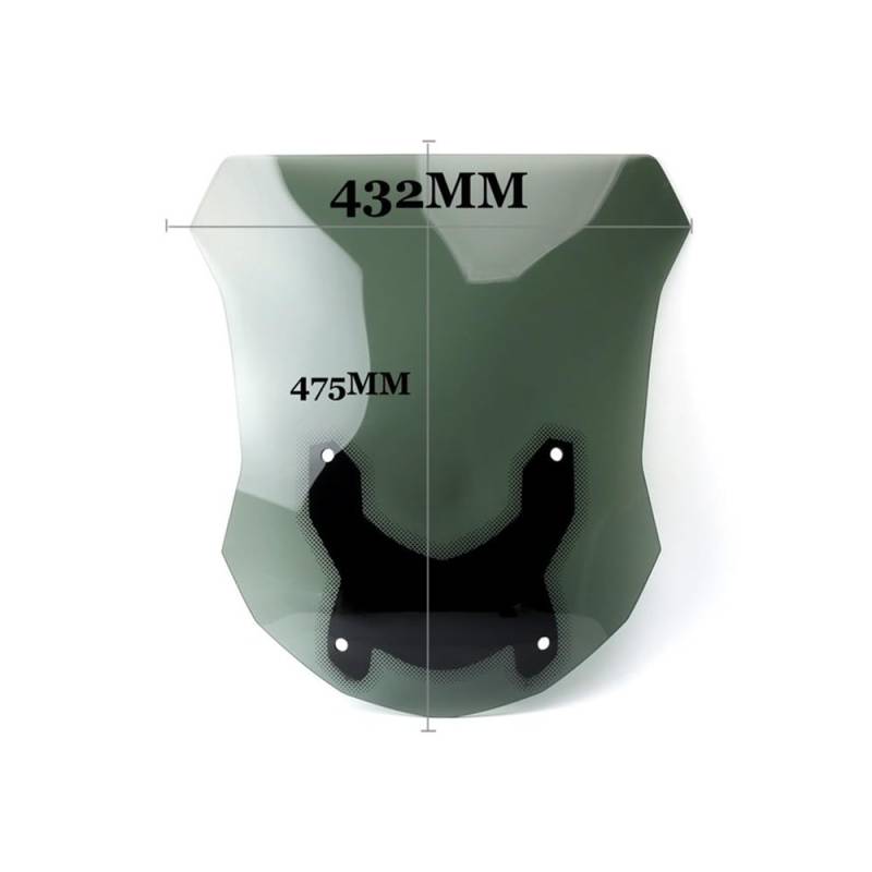 VrAre Windschild Für BM&W S1000XR S 1000 XR 2020 2021- Motorrad-Frontscheibe von VrAre