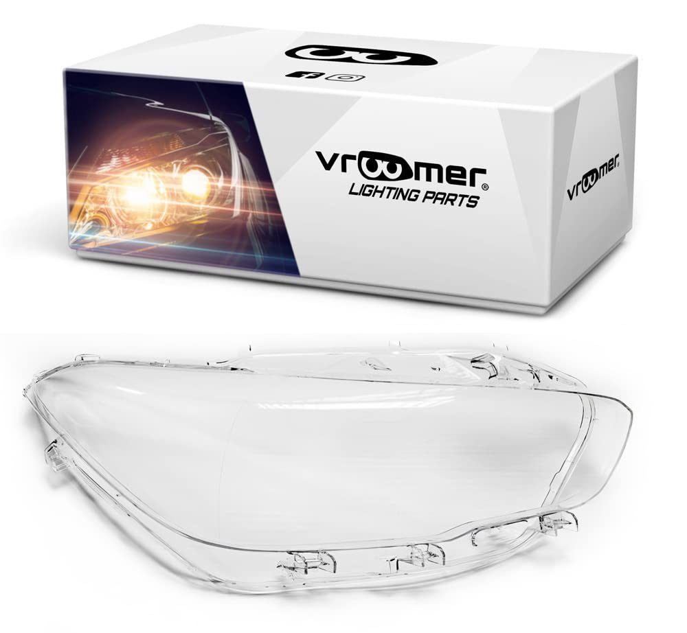 VROOMER Scheinwerferglas kompatibel mit BMW 1er F20 F21 vor dem Facelift 2011-2015 Lichtscheibe Scheinwerfergläser Frontscheinwerfer Streuscheibe rechts VROOMER Scheinwerferglas kompatibel mit BMW 1er F20 F21 vor dem Facelift 2011-2015 Lichtscheibe Scheinwerfergläser Frontscheinwerfer Streuscheibe rechts von Vroomer