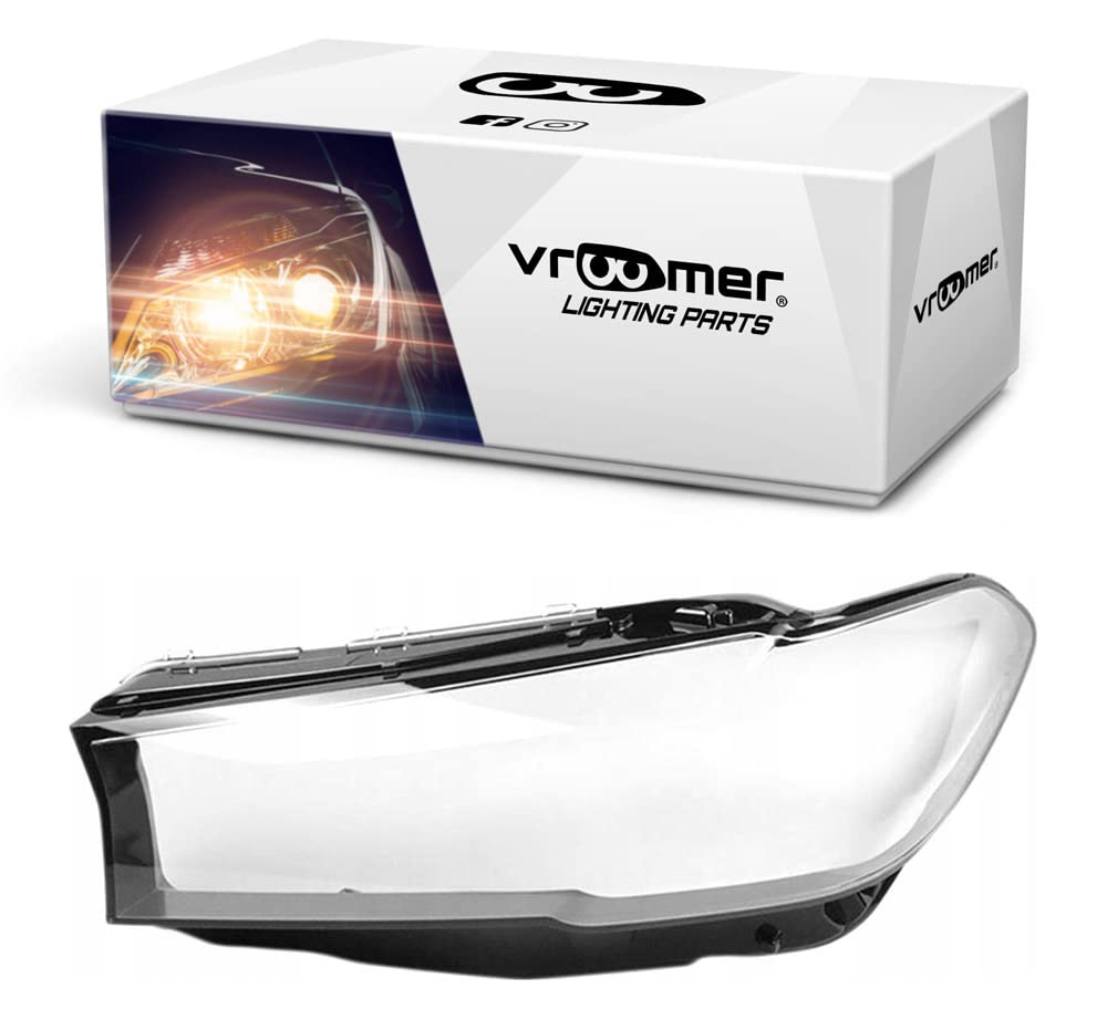 VROOMER Scheinwerferglas kompatibel mit BMW 5er G30 G31 Facelift 2020-2023 Lichtscheibe Scheinwerfergläser Frontscheinwerfer Streuscheibe links VROOMER Scheinwerferglas kompatibel mit BMW 5er G30 G31 Facelift 2020-2023 Lichtscheibe Scheinwerfergläser Frontscheinwerfer Streuscheibe links von Vroomer