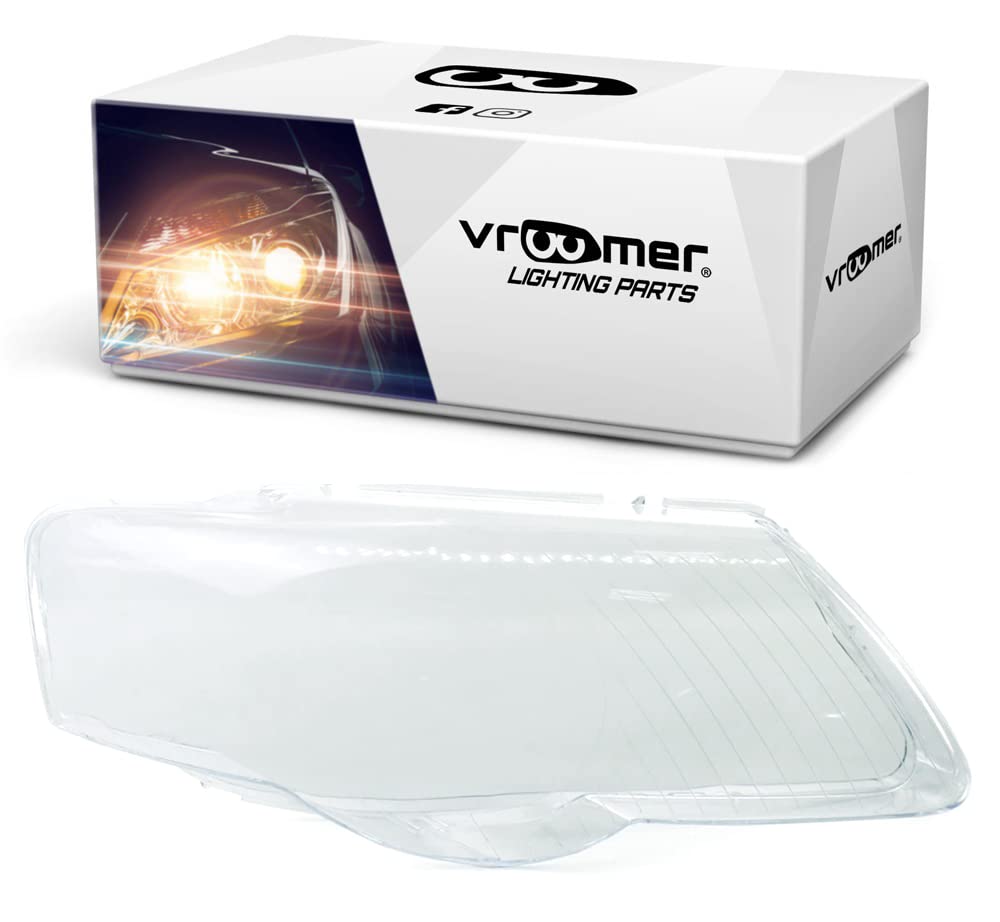 VROOMER Scheinwerferglas kompatibel mit Passat B6 vor dem Facelift 2005-2010 Lichtscheibe Scheinwerfergläser Frontscheinwerfer Streuscheibe rechts VROOMER Scheinwerferglas kompatibel mit Passat B6 vor dem Facelift 2005-2010 Lichtscheibe Scheinwerfergläser Frontscheinwerfer Streuscheibe rechts von Vroomer