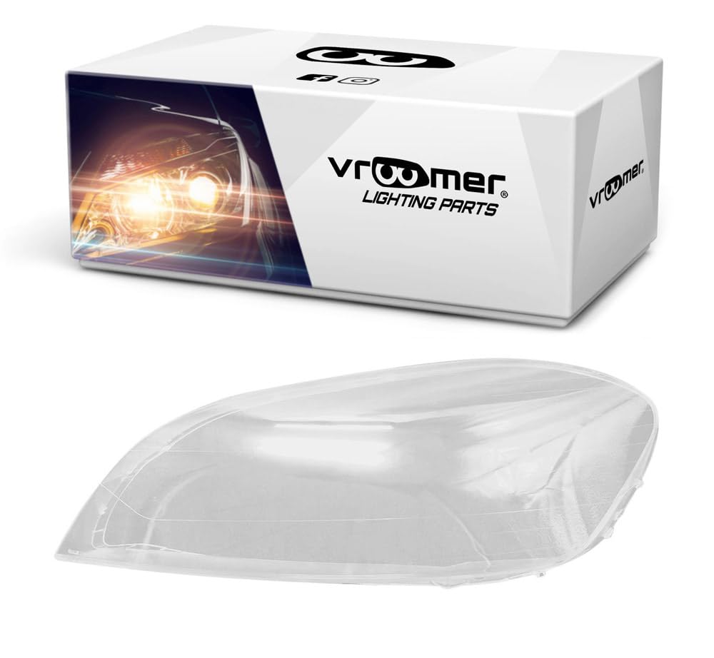 VROOMER Scheinwerferglas kompatibel mit Volvo XC60 I vor dem Facelift 2008-2013 Lichtscheibe Scheinwerfergläser Frontscheinwerfer Streuscheibe links VROOMER Scheinwerferglas kompatibel mit Volvo XC60 I vor dem Facelift 2008-2013 Lichtscheibe Scheinwerfergläser Frontscheinwerfer Streuscheibe links von Vroomer