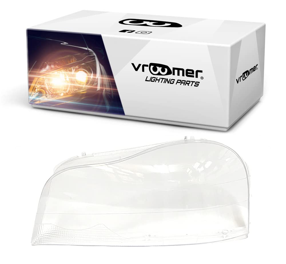 VROOMER Scheinwerferglas kompatibel mit Volvo XC90 I 2002-2015 Lichtscheibe Scheinwerfergläser Frontscheinwerfer Streuscheibe links VROOMER Scheinwerferglas kompatibel mit Volvo XC90 I 2002-2015 Lichtscheibe Scheinwerfergläser Frontscheinwerfer Streuscheibe links von Vroomer