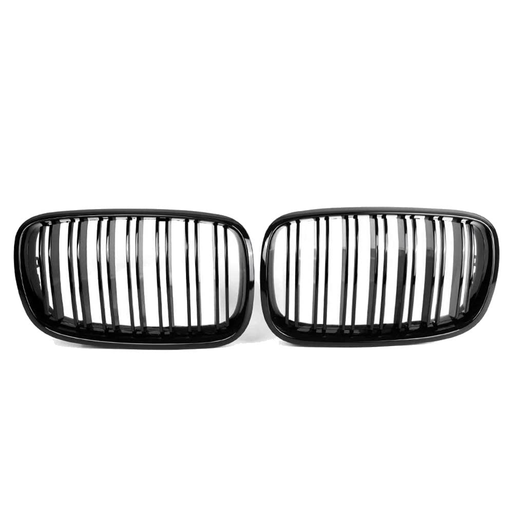 Vrttlkkfe 2 x glänzende schwarze Auto-Front-Nieren-Kühlergrill für X5 E70 2007–2013 X6 E71 2008–2014 Vrttlkkfe 2 x glänzende schwarze Auto-Front-Nieren-Kühlergrill für X5 E70 2007–2013 X6 E71 2008–2014 von Vrttlkkfe