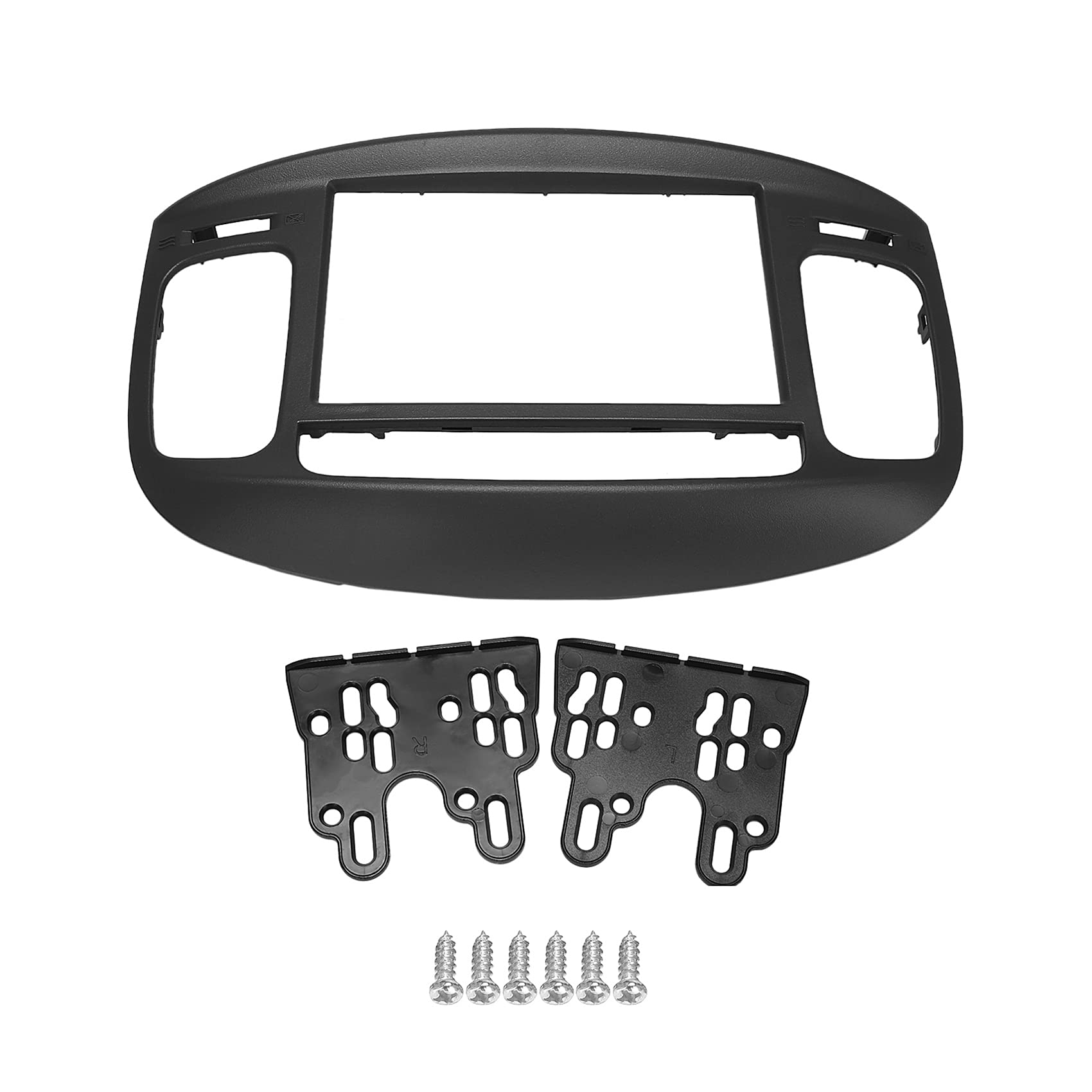 Vrttlkkfe 2Din Autoradio Radioblende für 09-12 DVD Stereo Platte Montage Armaturenbrett Installation Blende Kit Vrttlkkfe 2Din Autoradio Radioblende für 09-12 DVD Stereo Platte Montage Armaturenbrett Installation Blende Kit von Vrttlkkfe