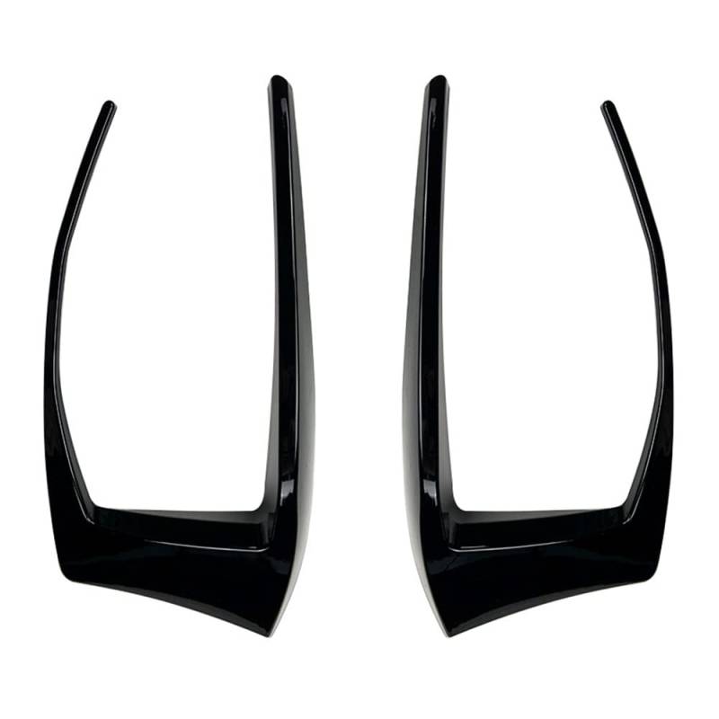Vrttlkkfe Für Golf 7 MK7 GTD 2012–2015 Heckstoßstange Splitter Canard Nebelscheinwerfer Licht Entlüftungs-Seitenabdeckung Schwarz von Vrttlkkfe