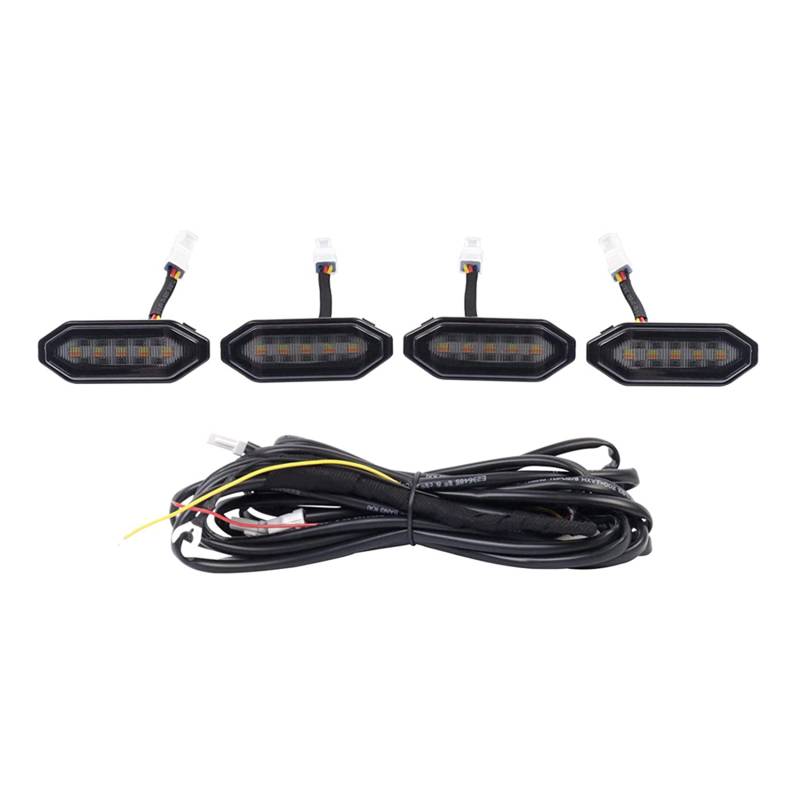 Vrttlkkfe LED Frontgrill Weißlicht Außengitter für Jimny JB64 JB74 2019 2020 2021 von Vrttlkkfe