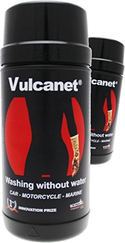 Vulcanet, Premium-Motorrad-/Autoreiniger, für über 30 Anwendungen, inklusive Fettlöser, Insekten- und Teerentferner, Lederreiniger, Helmvisierreiniger und Schutz von Vulcanet