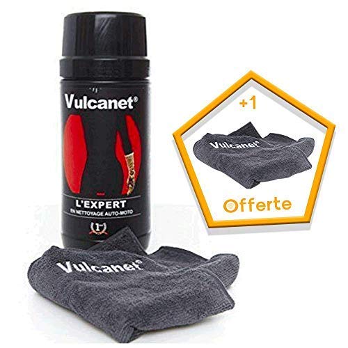 Vulcanet 80 x Reinigungstücher ohne Wasser + 2 x Mikrofasertuch von Vulcanet