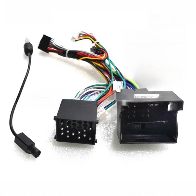 Vuzmode, for E39 E46 E53 X5 5er-Serie Auto 16-poliger Kabelbaumadapter Canbus Box Decoder Android Radio Stromkabel Headunit-Adapterkabel(Cable Only) von Vuzmode