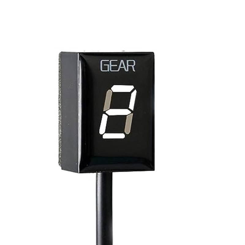 Vuzmode 1–6 Ganganzeige Geschwindigkeitsmesser, for DL650 Vstrom 2012–2017 2018 2019 Motorrad-Ganganzeige(Black White) von Vuzmode