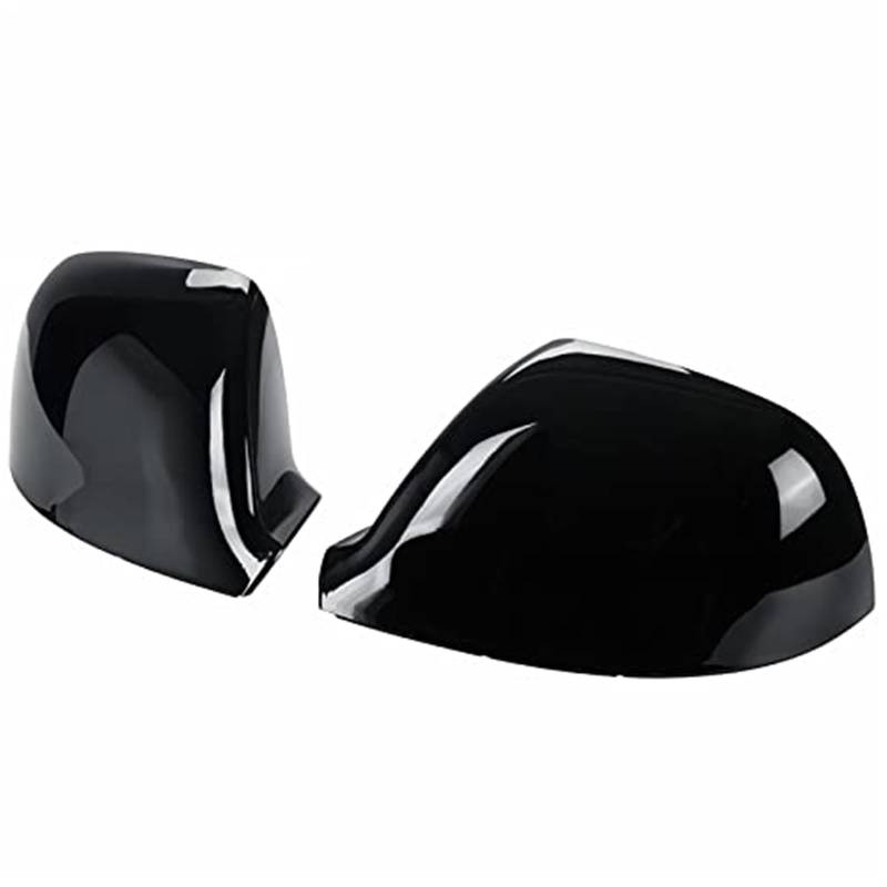 Vuzmode 1 Paar Auto-Rückspiegel, Seitenspiegel, Transporter T5 T5.1 2010-2015 T6 2016-2019, Ersatz-Rückspiegel-Abdeckkappe, schwarz, 7E1857527G 7E1857528G 7E1857527F 7E1857528F, Außenspiegel-Ersatz Au von Vuzmode