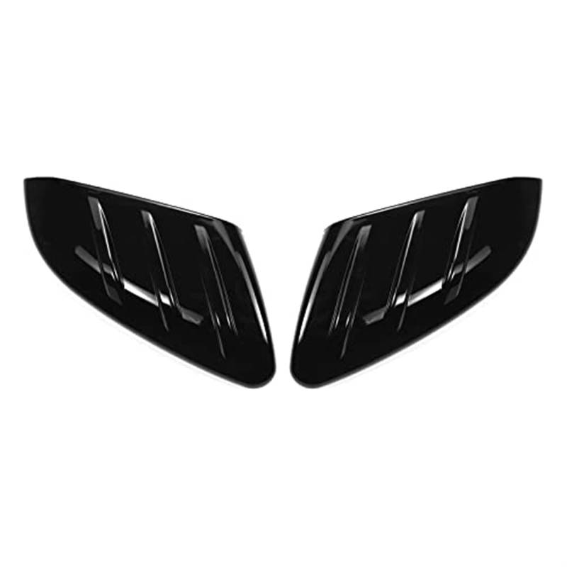 Vuzmode 1 Paar Auto-Rückspiegelabdeckung, glänzend schwarz/Kohlefaser, Seitentürspiegelabdeckung, for Civic, 10. 2016 2017 2018 2019 2020, Ersatzteile for Außenspiegel Auto-Außenspiegelabdeckung(GLOSS von Vuzmode