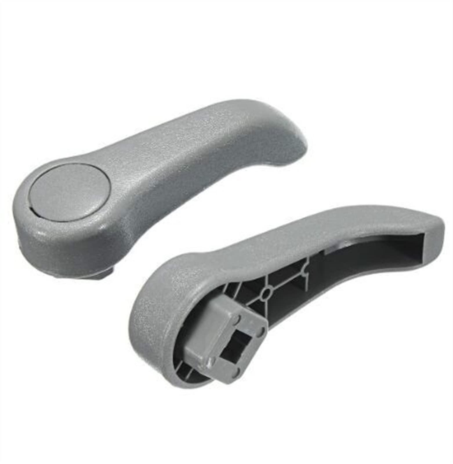 Vuzmode 1 Paar Autositzgriffe, for Renault, for Clio MK2, Einstellhebelgriff-Ziehset, Schwarz, Grau Autositz-Verstellgriff(1pair Gray) von Vuzmode