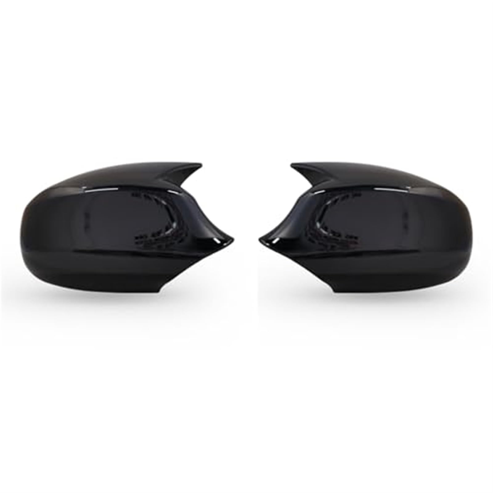 Vuzmode 1 Paar Seitenspiegelverkleidung for die Rückansicht, for, E87 E81 E82 E90 E91 E92 E93 120i 128i 118d 120d 130i Auto-Rückspiegelkappen Auto-Außenspiegelabdeckung(ABS Black) von Vuzmode