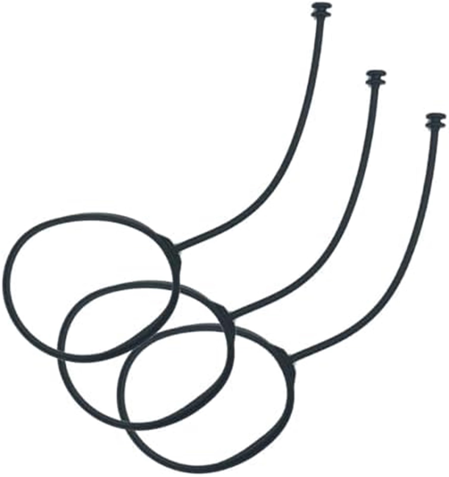 Vuzmode 2/3Pcs Heizöl Tank Abdeckung Kabel Kappe Seil Linie 16117222391 X1 X3 X4 X5 X6 Z4 E70 E46 E90 E39 E87 F10 F11 E83 E60 Tankdeckel-Halterung fürs Auto(Black 3Pcs) von Vuzmode