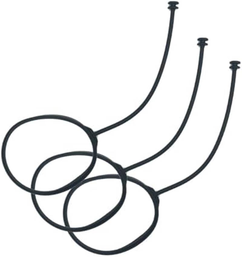 Vuzmode 2/3Pcs Heizöl Tank Abdeckung Kabel Kappe Seil Linie 16117222391 X1 X3 X4 X5 X6 Z4 E70 E46 E90 E39 E87 F10 F11 E83 E60 Tankdeckel-Halterung fürs Auto(Black 3Pcs) von Vuzmode