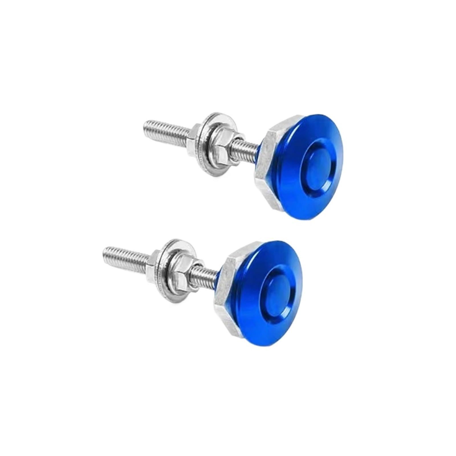 Vuzmode 2 stücke/4 stücke 30mm Modifizierte Auto Latch Push Button Billet Quick Release Befestigungen Front Stoßstange Haube Pin Motor Motorhaube Schloss Latch Clip Automotor-Kabelbaum(2pcs Blue) von Vuzmode