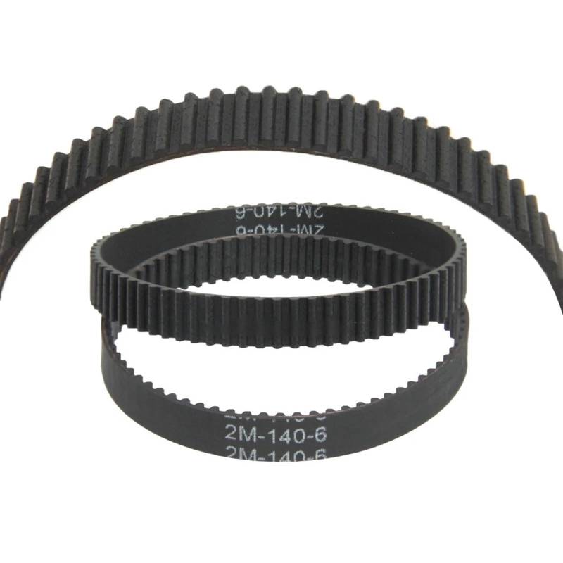 Vuzmode 2 stücke Getriebe Antriebsriemen 2M-140-6 Umfang 140mm Breite 6mm Zähne 70 Synchron Förder Ersatzteil Staubsauger Antriebsriemen für Staubsauger von Vuzmode