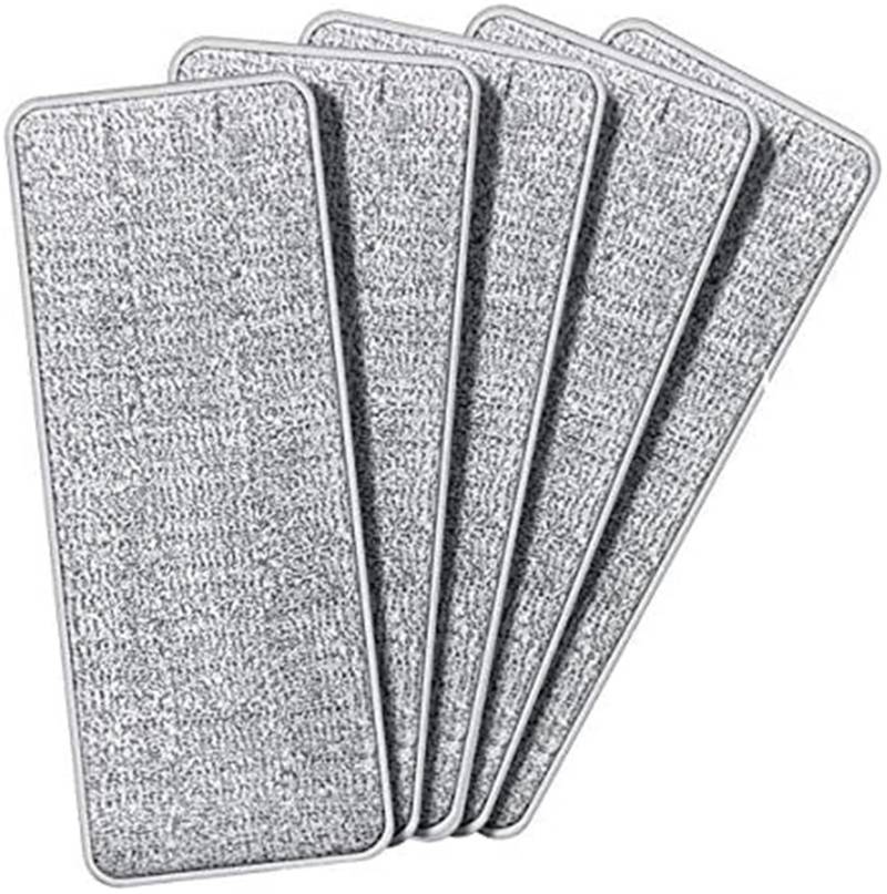 Vuzmode 5 Mikrofaser-Stoffpads for Mediashop Livington Touchless Mop Ersatz-Mopp-Pads von Vuzmode