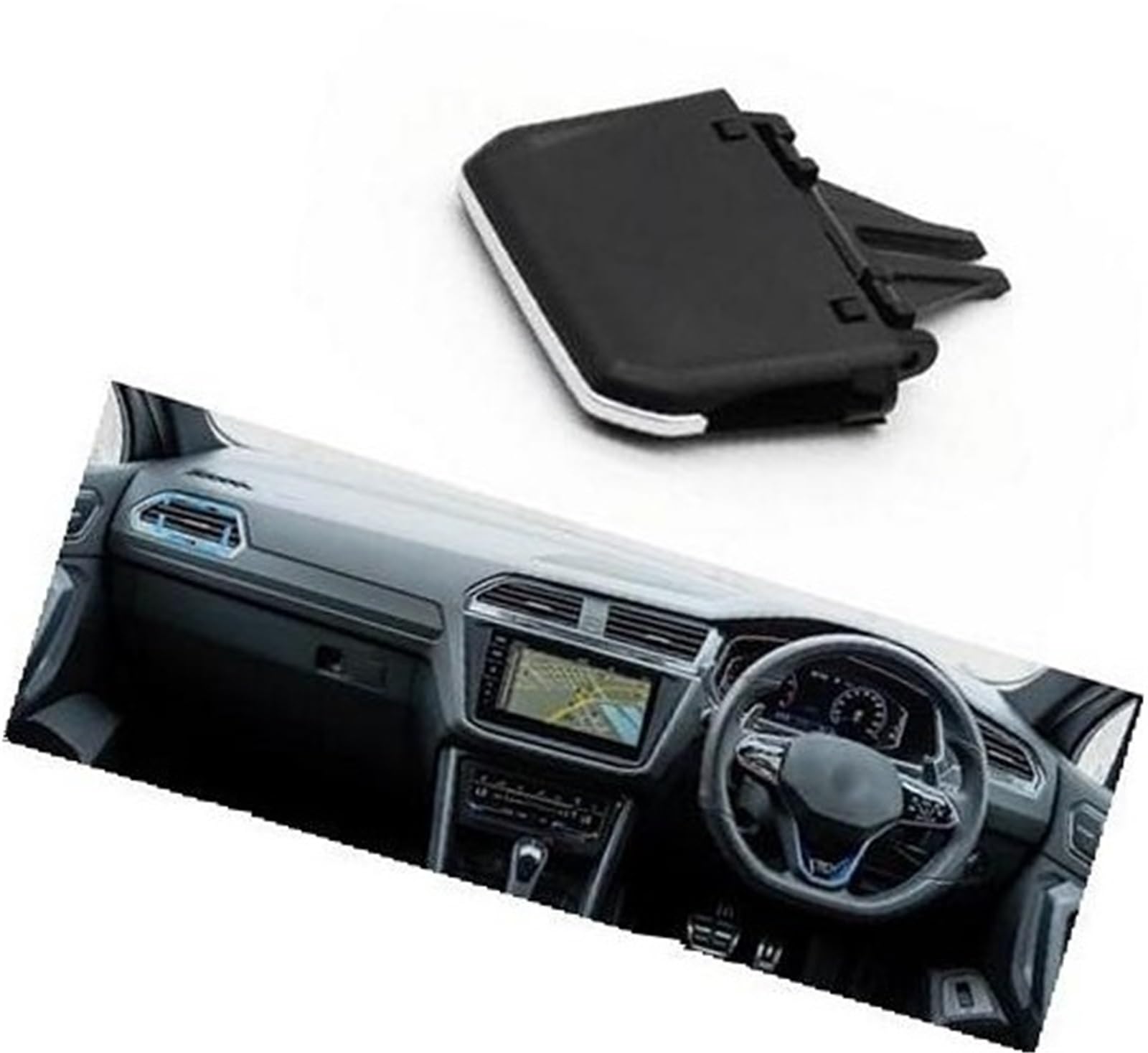Vuzmode Armaturenbrett-Entlüftungsöffnung, Auto-Frontentlüftungsgitter, Luftauslasslasche, Clip, Paddeleinstellung, for VW, for Tiguan, 2017–2022 Ersatz für den Lüftungsclip im Auto(BLACK RHD-Left 1PC Vuzmode Armaturenbrett-Entlüftungsöffnung, Auto-Frontentlüftungsgitter, Luftauslasslasche, Clip, Paddeleinstellung, for VW, for Tiguan, 2017–2022 Ersatz für den Lüftungsclip im Auto(BLACK RHD-Left 1PC von Vuzmode