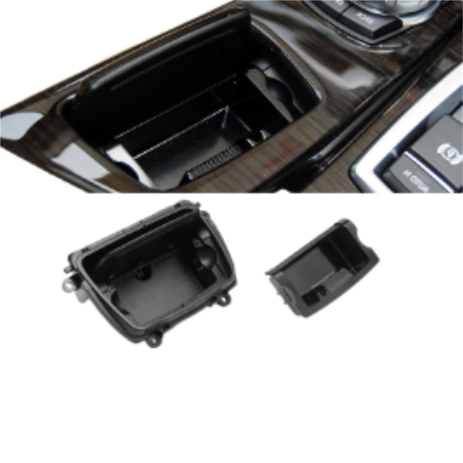 Vuzmode Aschenbecherabdeckung Mittelkonsole, for, 5er F10 F18, 51169206347 Tragbarer Aschenbecher fürs Auto(Ashtray Assembly) von Vuzmode