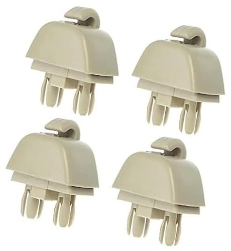 Vuzmode Auto ABS Sonnenblende Haken Clip Halter, for Volkswagen, 4Stk Beige Sonnenblenden-Zubehörclip fürs Auto Vuzmode Auto ABS Sonnenblende Haken Clip Halter, for Volkswagen, 4Stk Beige Sonnenblenden-Zubehörclip fürs Auto von Vuzmode