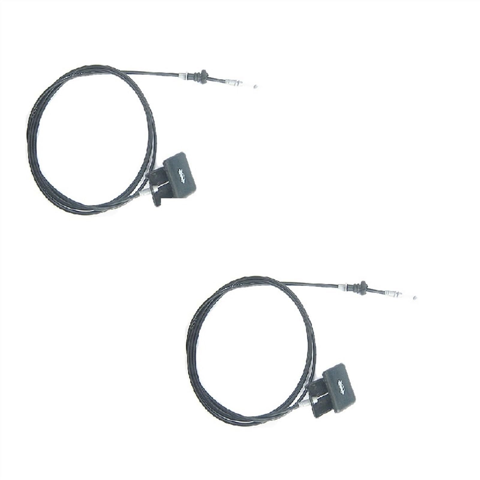Vuzmode Auto-Motorhauben-Draht-Entriegelungskabel mit Griff 56–720, for Mazda, 6 GG GY GH 2002–2012 Automotor-Kabelbaum(2 pcs) von Vuzmode