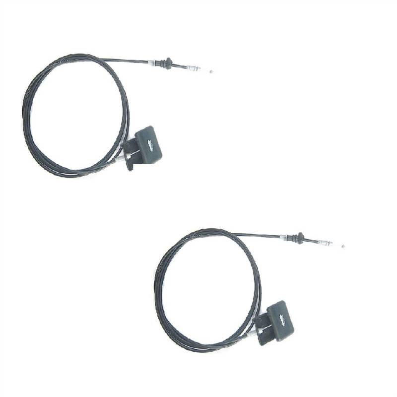 Vuzmode Auto-Motorhauben-Draht-Entriegelungskabel mit Griff 56–720, for Mazda, 6 GG GY GH 2002–2012 Automotor-Kabelbaum(2 pcs) von Vuzmode