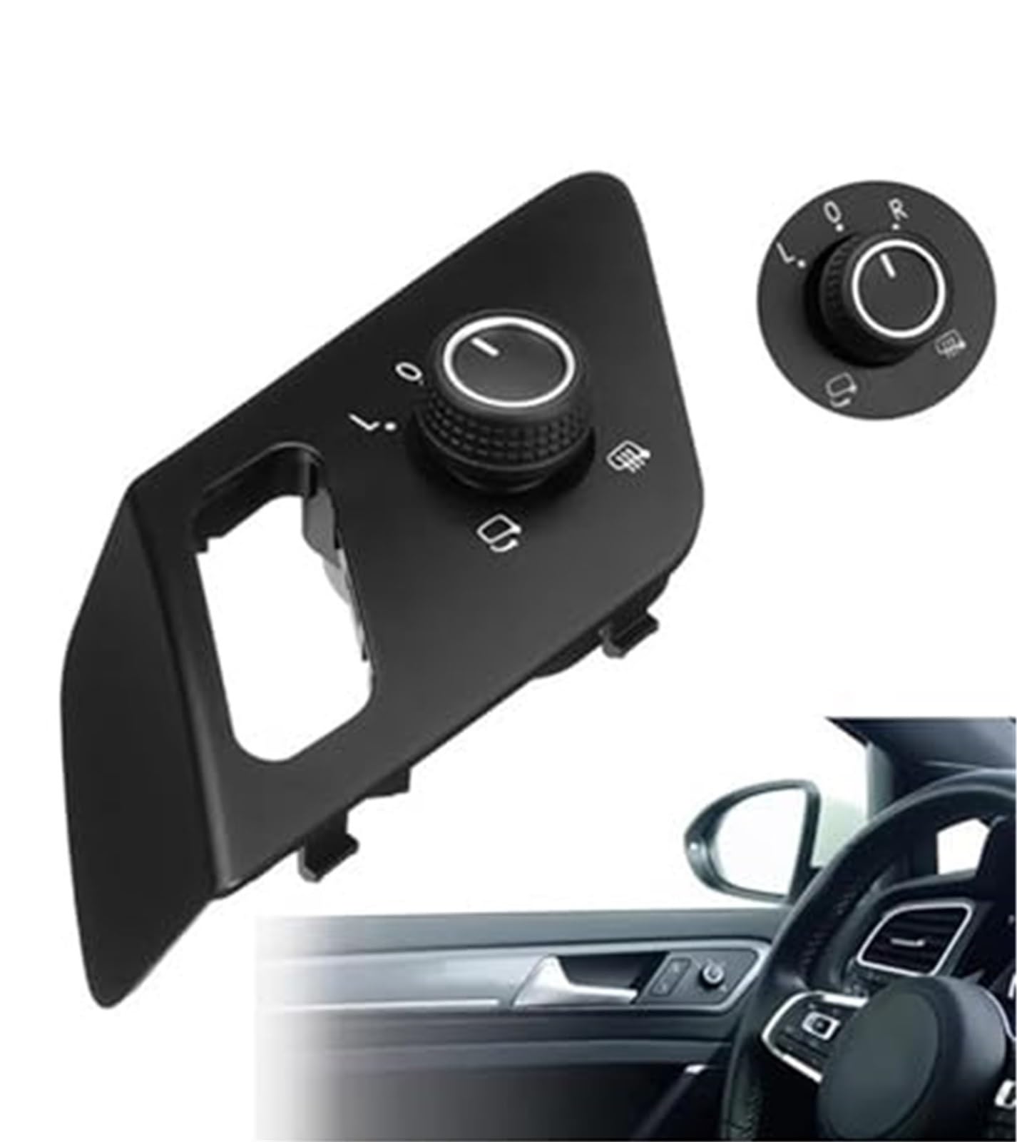 Vuzmode Auto-Rückspiegelschalter, for Golf, 7 VII MK7 2014 2015 2016 2017 2018 5G0959565 Auto-Seiten-Rückspiegelschalter-Einstellknopf Auto-Seitenspiegelschalter Vuzmode Auto-Rückspiegelschalter, for Golf, 7 VII MK7 2014 2015 2016 2017 2018 5G0959565 Auto-Seiten-Rückspiegelschalter-Einstellknopf Auto-Seitenspiegelschalter von Vuzmode
