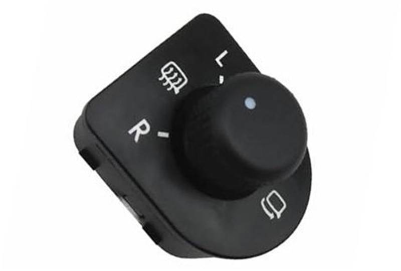 Vuzmode Auto-Rückspiegelschalter, for Golf, IV, for Bora, for Käfer, 1998–2006 1J1959565E 1J1 959 565 E Auto-Seiten-Rückspiegelknopf-Schaltersteuerung Auto-Zubehör Auto-Seitenspiegelschalter von Vuzmode