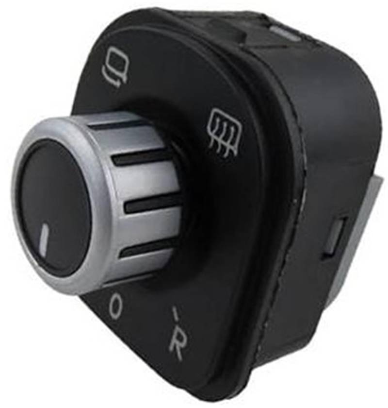 Vuzmode Auto-Rückspiegelschalter, for Jetta, for Golf, MK5 MK6, for Passat, B6 3C 5K0959565 5ND959565A Rückspiegel-Steuerschalterknopf Auto-Seitenspiegelschalter von Vuzmode