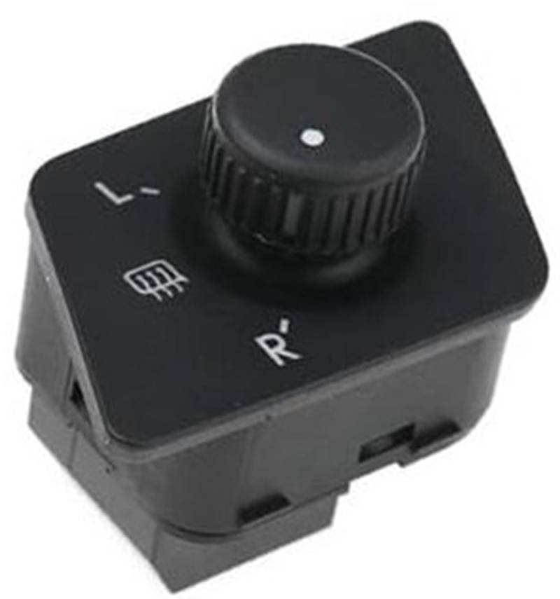 Vuzmode Auto-Rückspiegelschalter, for Polo, 9N 2001–2010 6Q1959565D 6Q1 959 565H Seitenrückspiegelschalter-Steuerungs-Einstellknopf Auto-Seitenspiegelschalter(Black 6 PIN) von Vuzmode