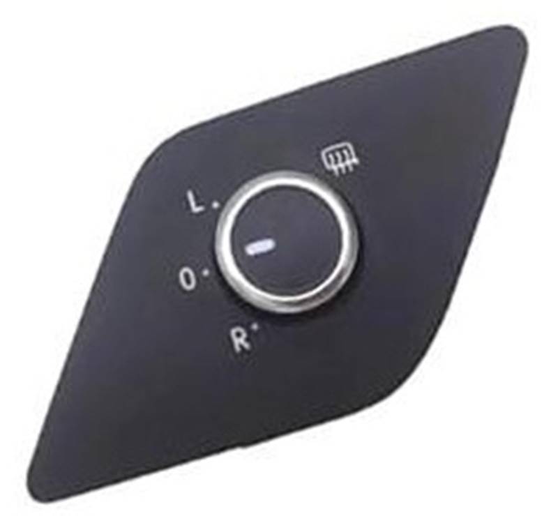 Vuzmode Auto-Rückspiegelschalter, for Sagitar, for Jetta, MK6 2011 2012 2013 2014 16D 959 565 B Auto-Rückspiegel-Einstellschalter, Steuerknopf, Knopf-Zubehör Auto-Seitenspiegelschalter von Vuzmode