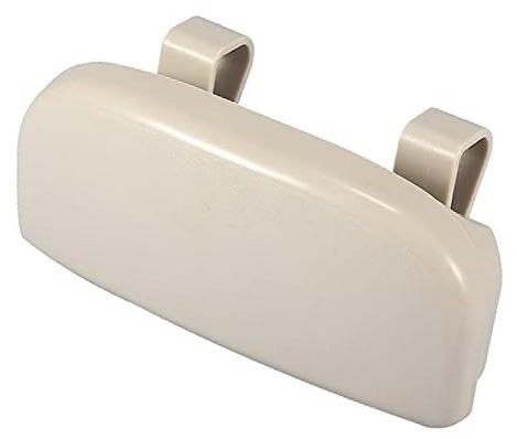Vuzmode Beige ABS Sonnenbrillenhalter Sonnenblende mit Zwei Clips Brillenbox Sonnenblenden-Zubehörclip fürs Auto(Beige) von Vuzmode
