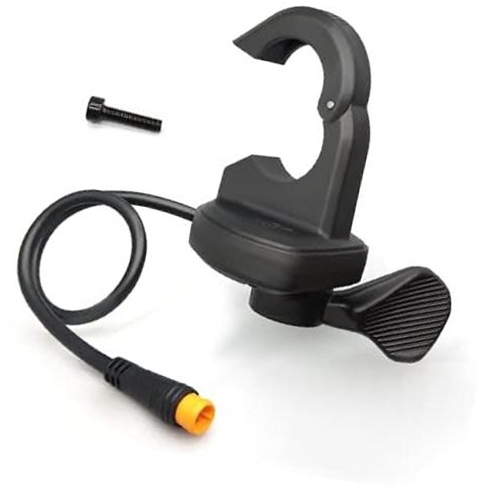 Vuzmode Elektrische Fahrrad Daumen Gashebel 3 Pin WaterproofSM Stecker Elektrische Fahrrad Teile und Zubehör Roller EBike E-Scooter Daumen Steuerung(Black Waterproof Plug) von Vuzmode