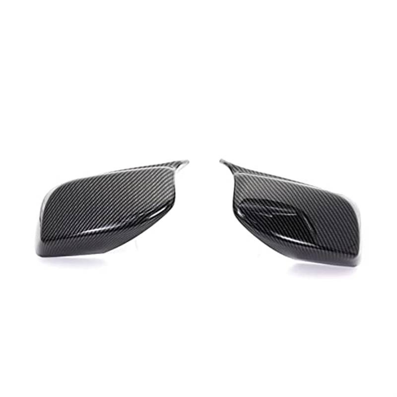 Vuzmode Kohlefaser Auto Rückansicht Tür Außenspiegel Seitenspiegel Abdeckung Kappen Shell Fall, for, E60 E61 E63 E64 5 Serie Modell 2004-2008 Außenspiegel Ersatzteile Auto-Außenspiegelabdeckung(Black von Vuzmode