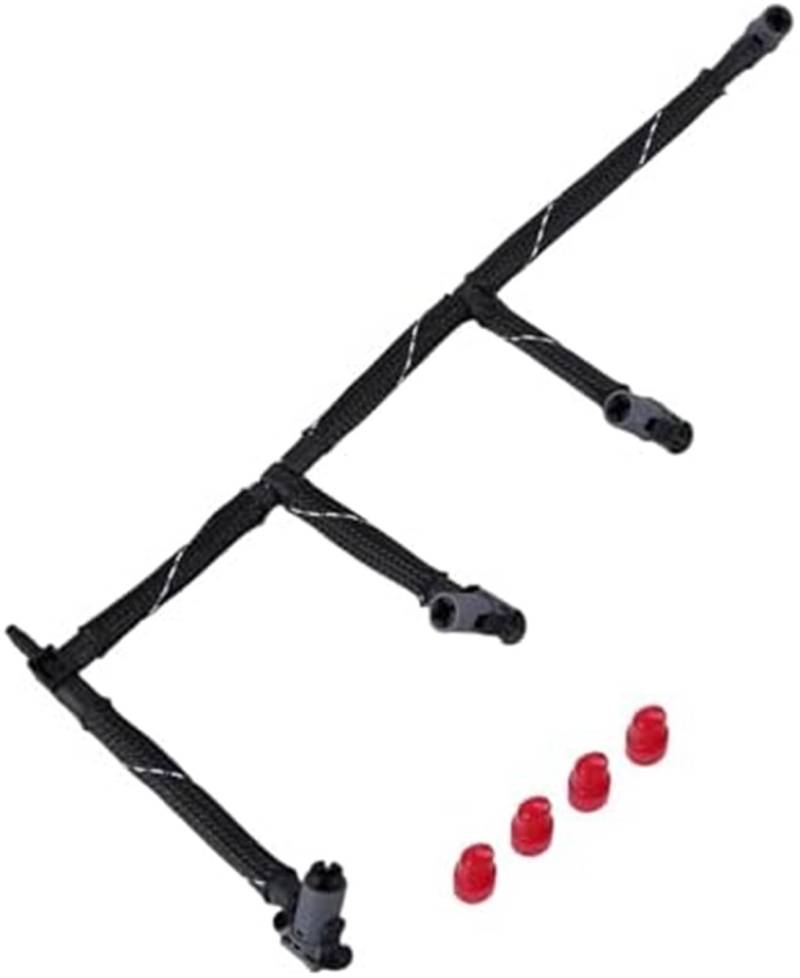 Vuzmode Kraftstoffeinspritzdüsen-Rücklaufschlauch kompatibel for Seat, 2017-On 1.6TDI DGTE Ersetzt 04L130235B 04L130235T Öleinspritzdüsen-Leckleitungsschlauch Motoröl-Rücklaufschlauch von Vuzmode