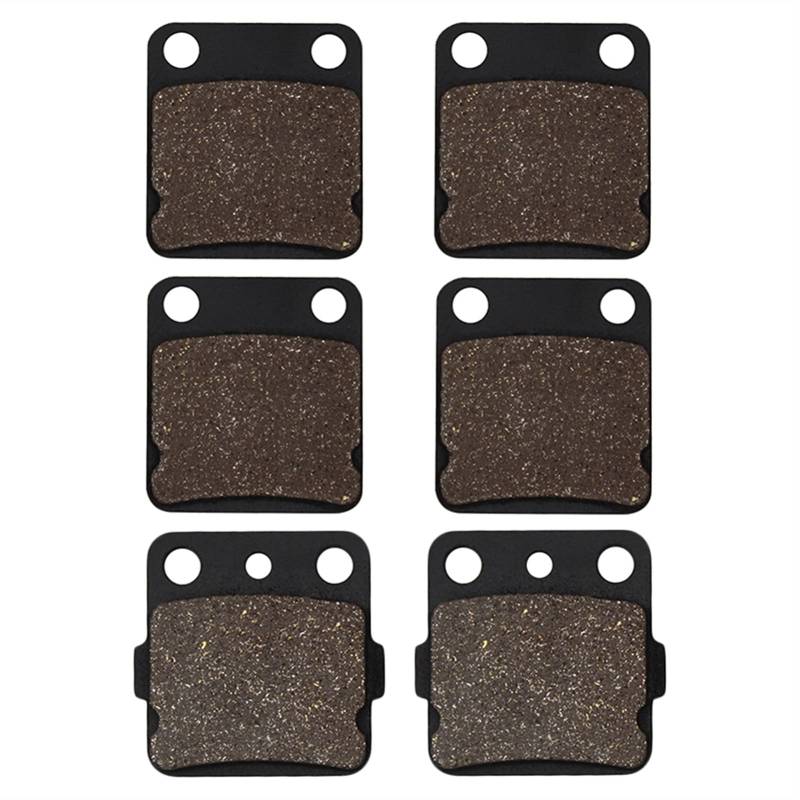 Vuzmode Motorrad-Bremsbeläge vorne und hinten, for, YFS 200 YFS200 Blaster 2003-2006 YFZ 350 YFZ350 Banshee 1990-2006 Motorrad-Bremsbeläge(Front and Rear) von Vuzmode