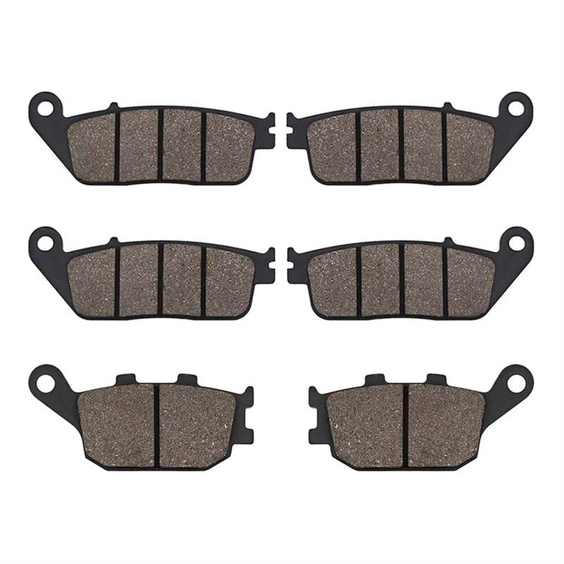 Vuzmode Motorrad-Bremsbeläge vorne und hinten, for 599 CBR600 CBR 600 F3 CB600F Hornet CB 600F CBF 600 CBF600 CB750 CBF 1000 CBF1000 Motorrad-Bremsbeläge(Front and Rear) von Vuzmode