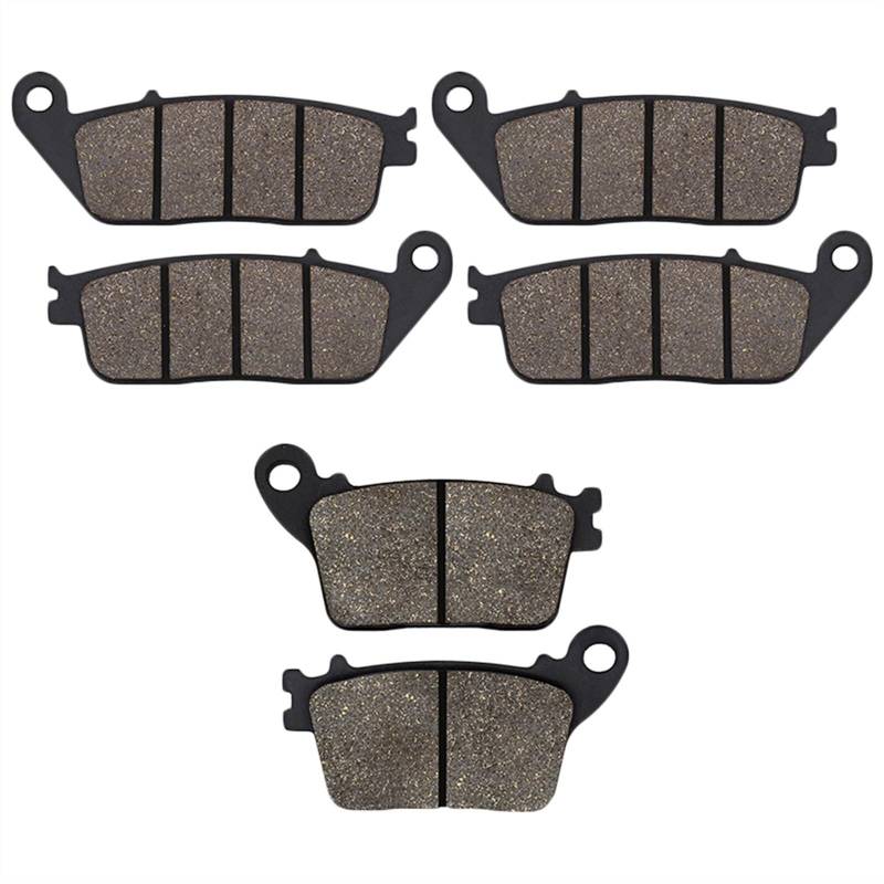 Vuzmode Motorrad-Bremsbeläge vorne und hinten, for CB600 CB 600F CB600F Hornet CB 600 F Nicht-ABS-Modelle 2007 2008 2009 2010 Motorrad-Bremsbeläge(Front and Rear) von Vuzmode
