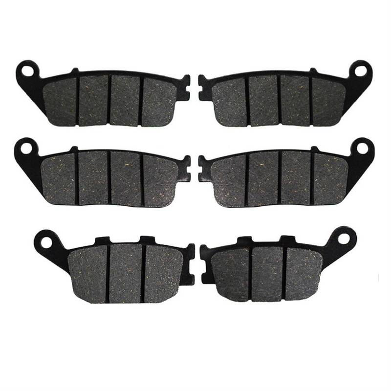 Vuzmode Motorrad-Bremsbeläge vorne und hinten, for CB600F CB 600F CB 600 F F3 F4 2004 2006 CB600 CB 600 Hornet Ohne ABS 2000-2012 Motorrad-Bremsbeläge(Front and Rear) von Vuzmode