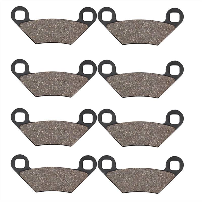 Vuzmode Motorrad-Bremsbeläge vorne und hinten, for Polaris, 850 XP EPS Sportsman 850 2009-2011 550 Sportsman 550 XP EPS 2009-2011 Motorrad-Bremsbeläge(4pairs) von Vuzmode